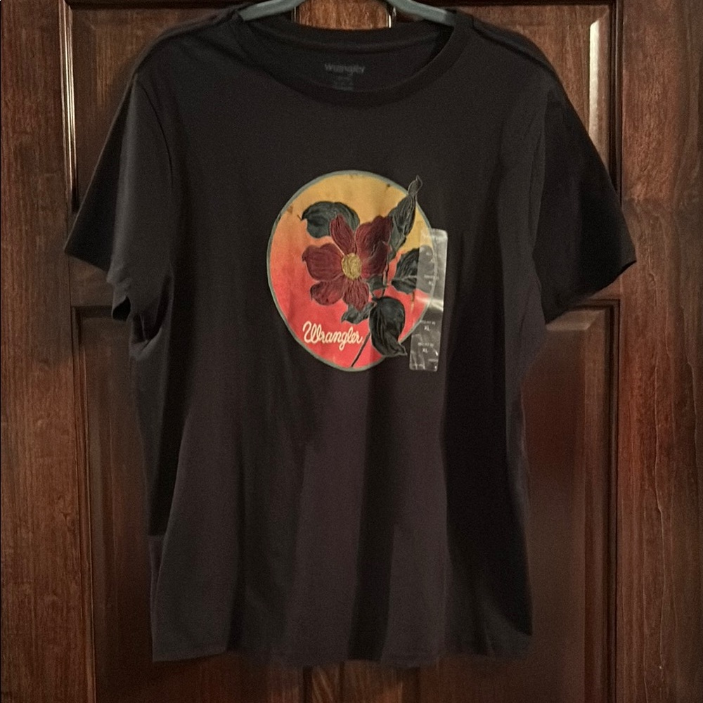 Wrangler Black Graphic T-Shirt